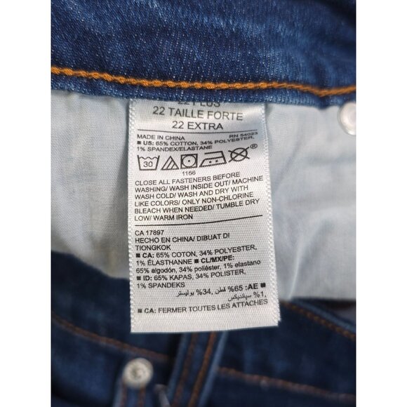 Old Navy Womens 5 PAIRS Jeans Size 22L 22 Long Mid-Rise Denim - Picture 13 of 16